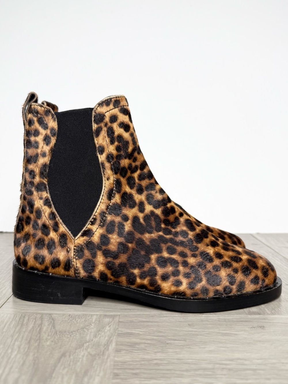 Rebecca Minkoff Leopard Chelsea Boot 6